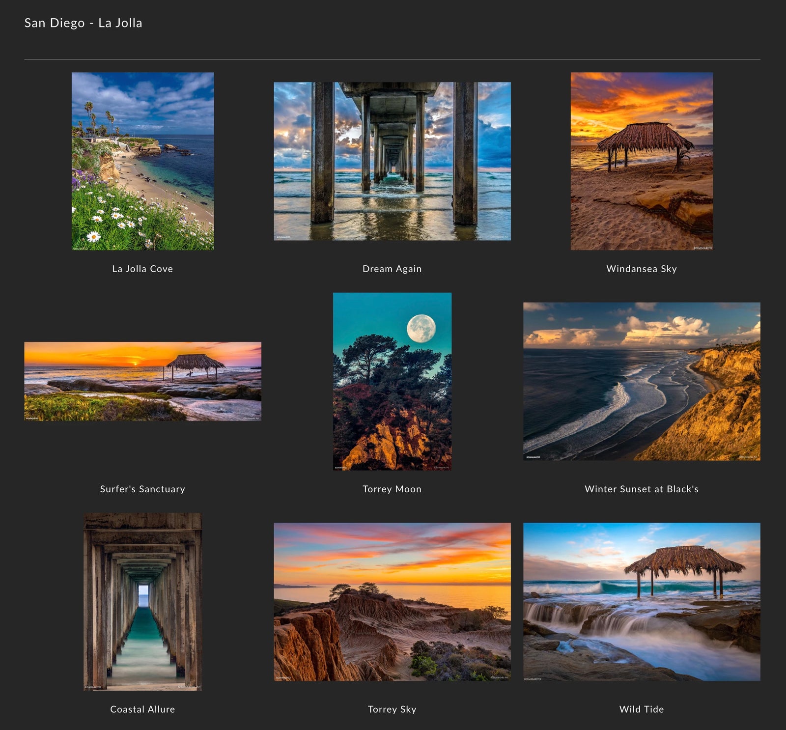 La Jolla Fine Art Gallery - Artist Daniel Bommarito, Jeff Bommarito | Bommarito Ocean Art Galleries San Diego