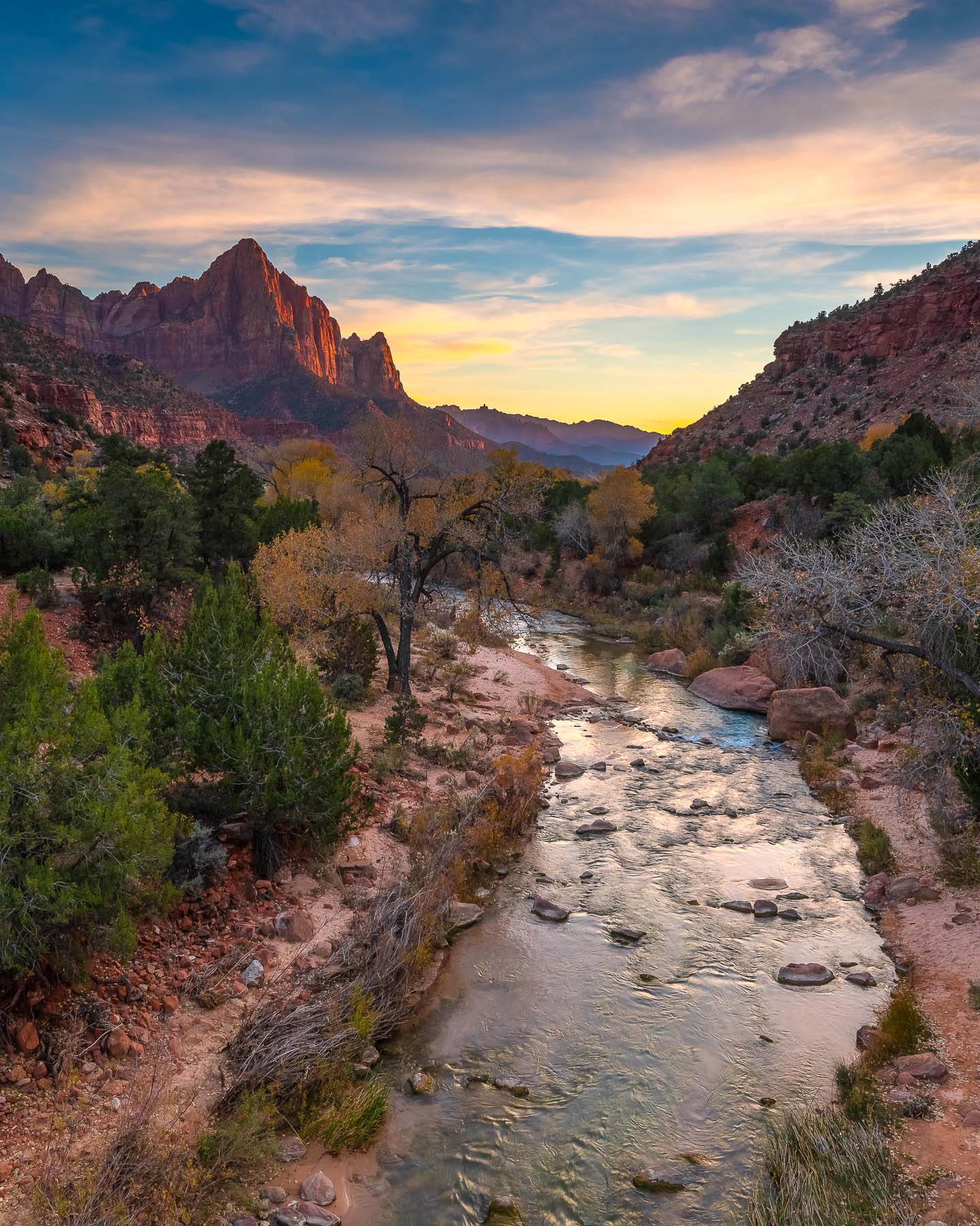 Virgin River Sunset