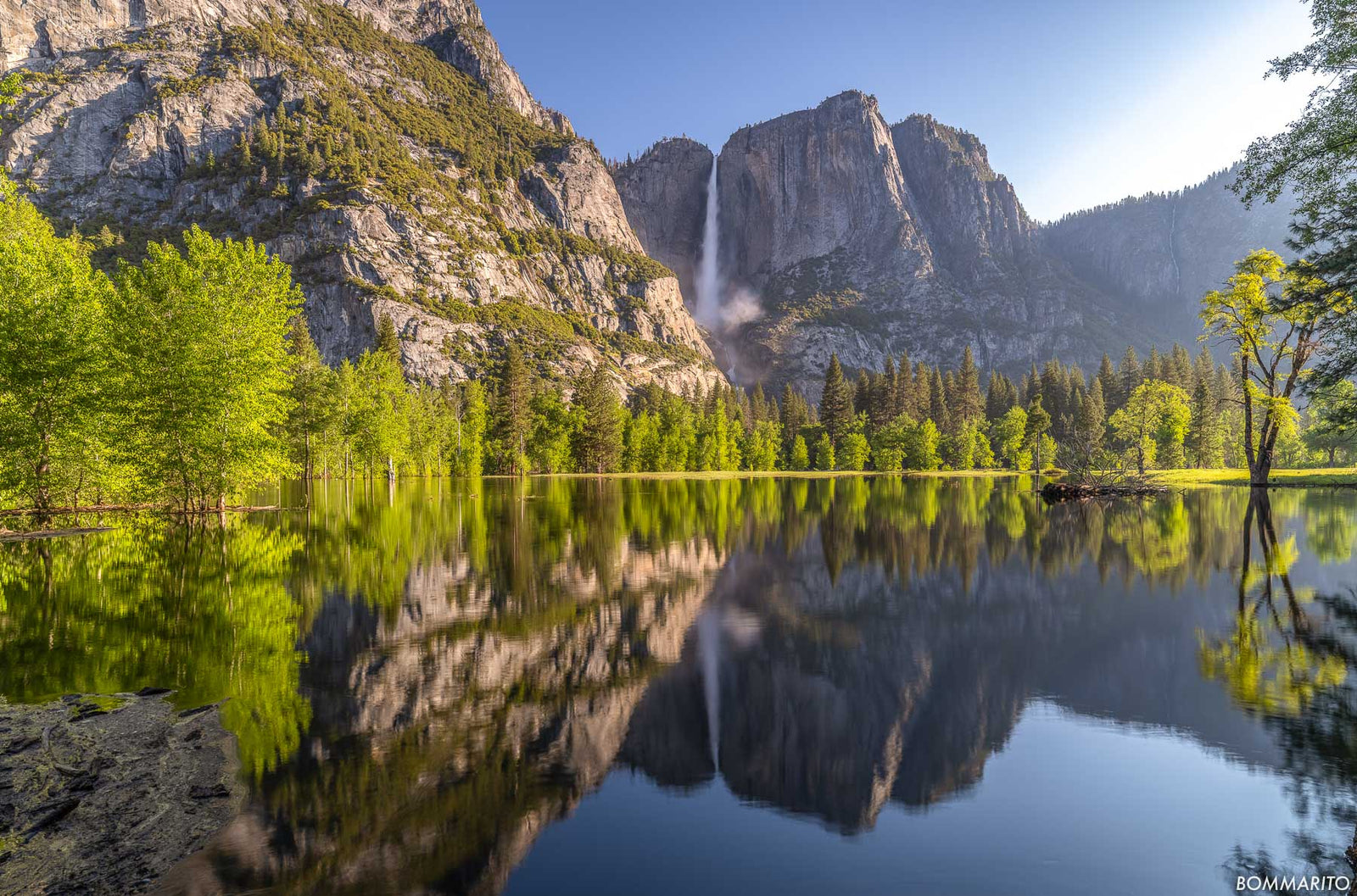 Yosemite Falls Reflections