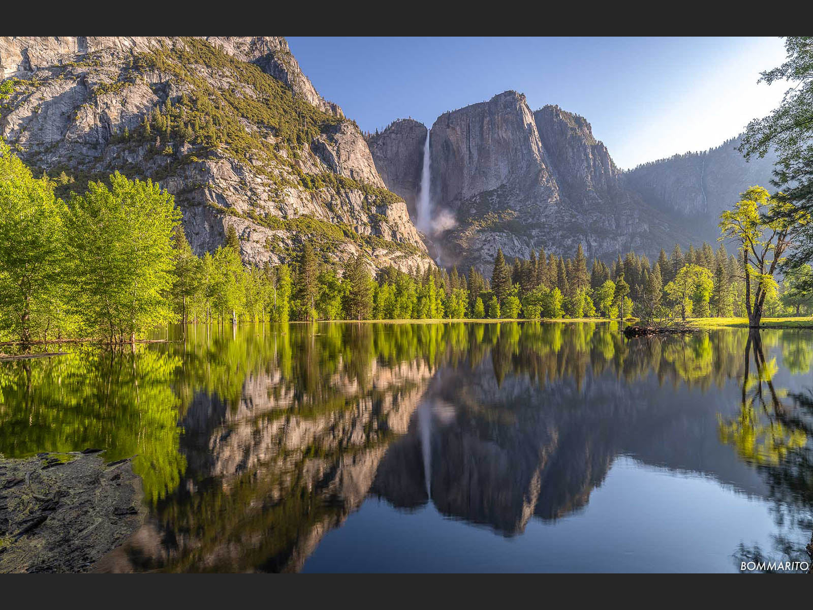 Yosemite Falls Reflections