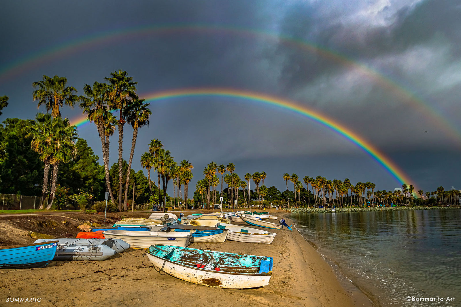 Double Rainbow Sunrise - Tidelands Park