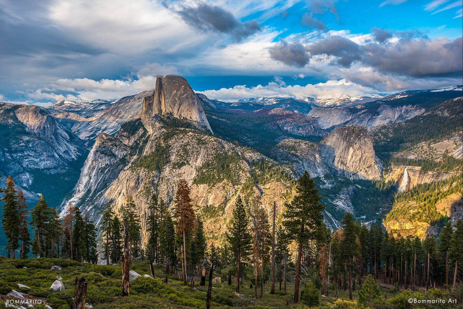 Half Dome & Nevada Falls
