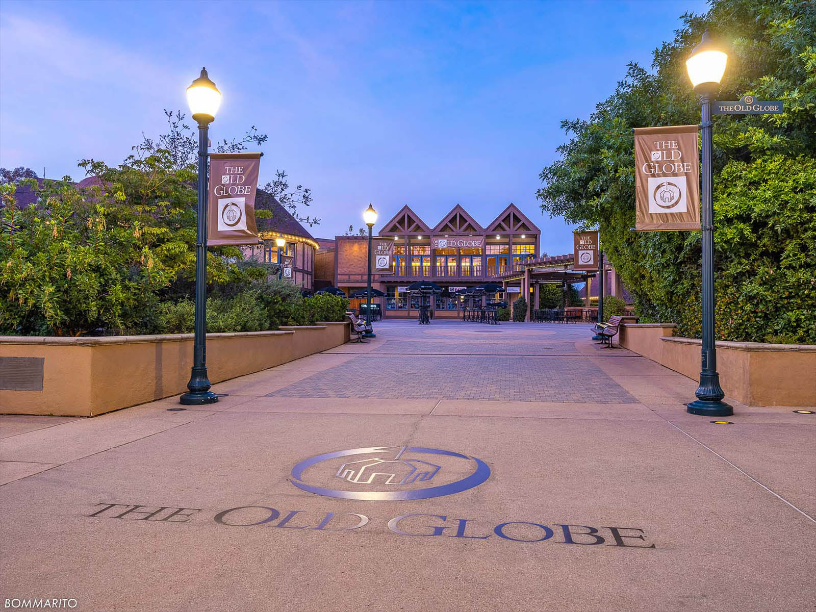 Pathway to the Old Globe Theatre