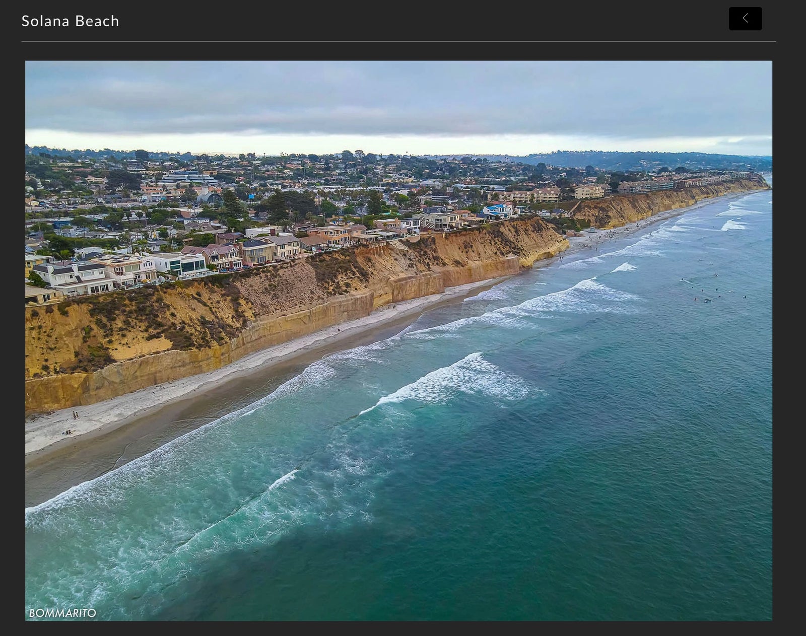 Fletcher Cove Beach Park - Solana Beach | Ocean Art Gallery Solana Beach - Bommarito Ocean Art Galleries San Diego | Daniel Bommarito, Artist, Jeff Bommarito, Design