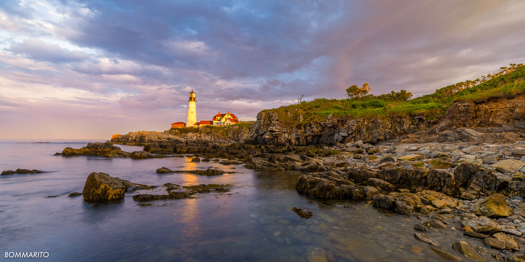 Sunset Serenity at Portland Head Lighthouse