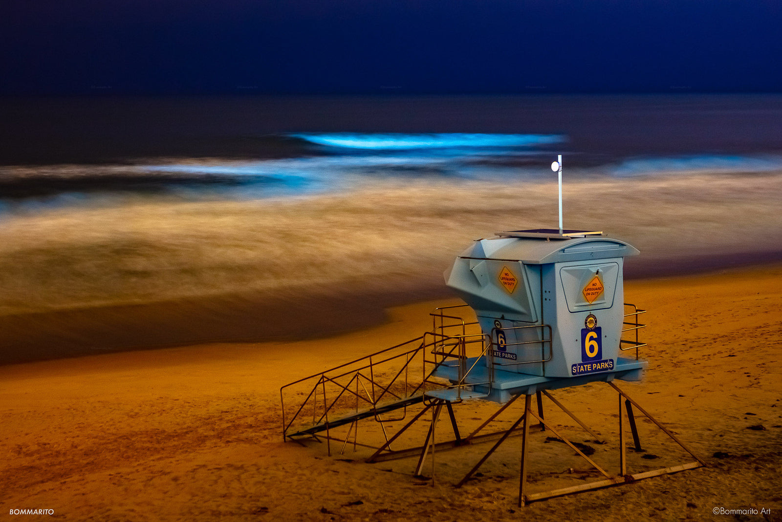 Blue Bioluminescence