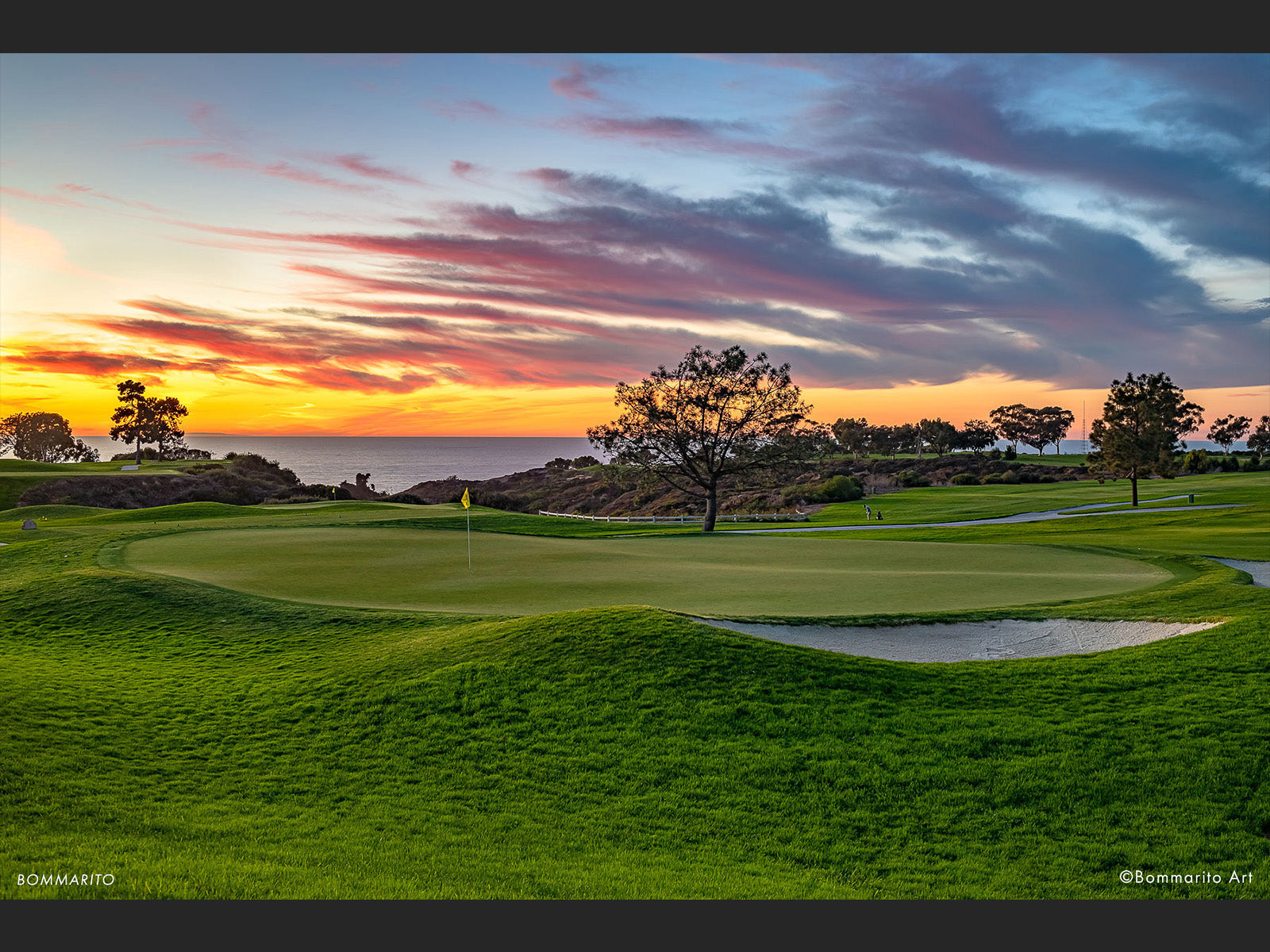 Greenside Sunset - Torrey North #18