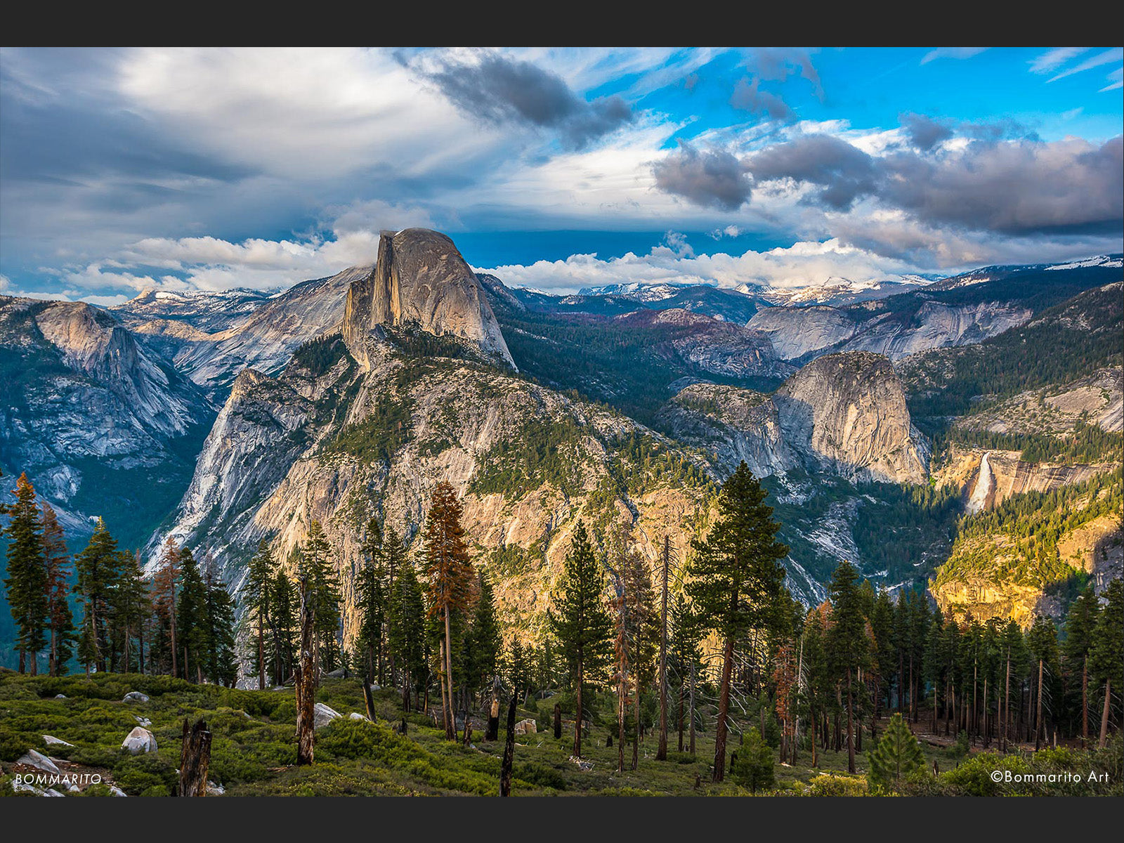 Half Dome & Nevada Falls