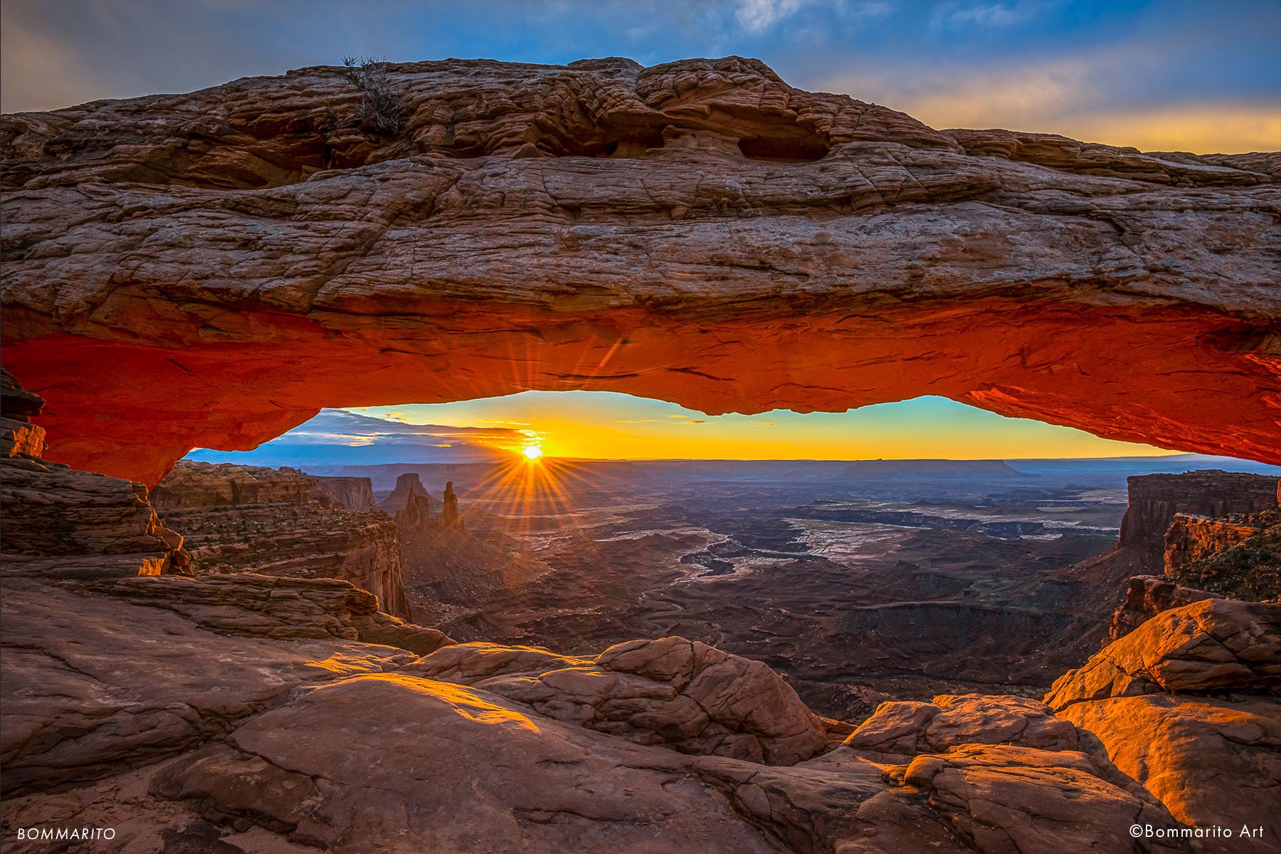 Mesa Arch and the La Sal Mountains