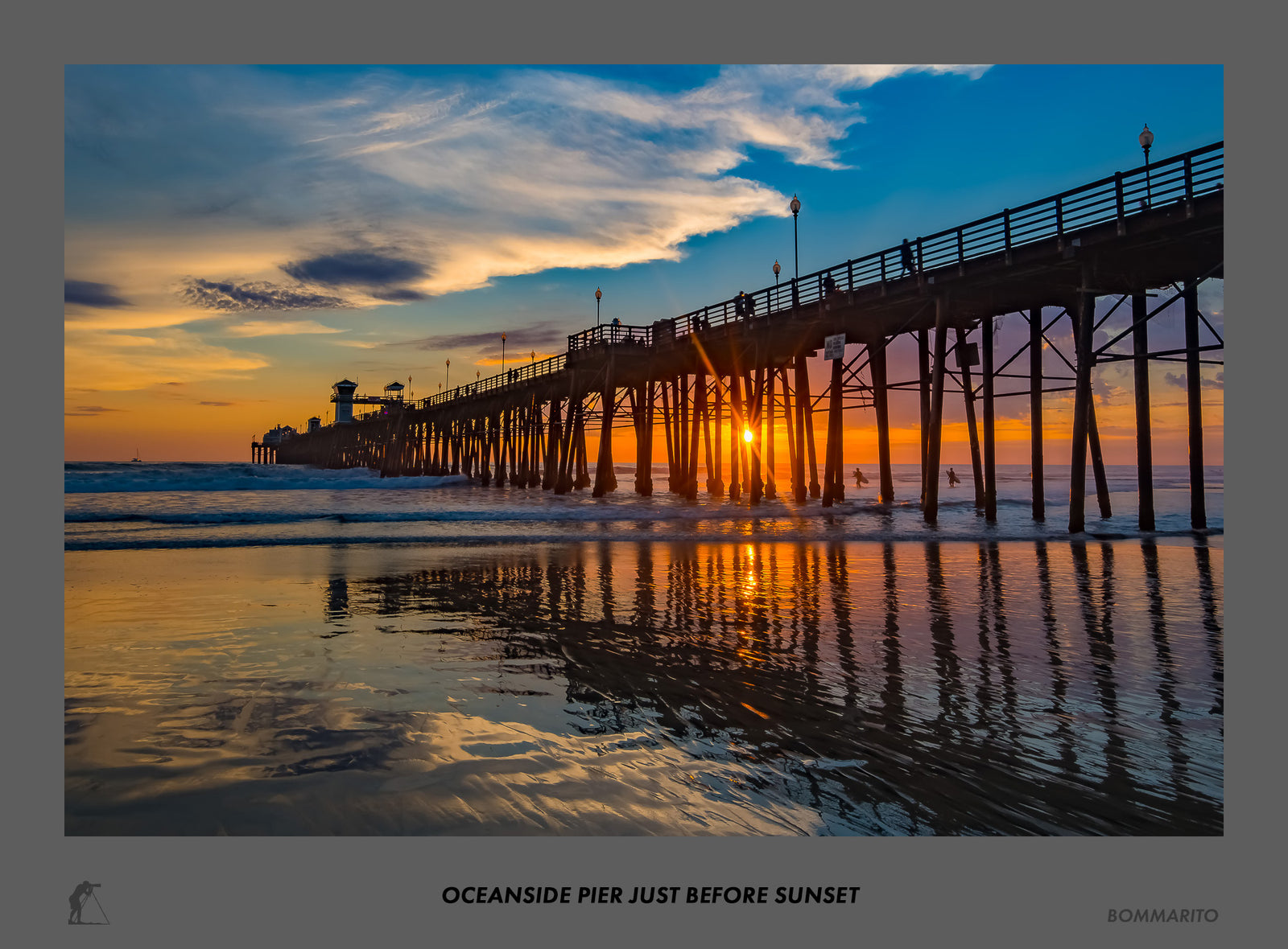Oceanside Pier Just Before Sunset - Kevin I. Collection