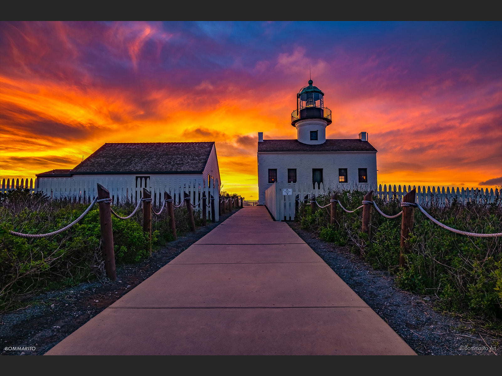 Pathway to Old Point Loma Lighthouse