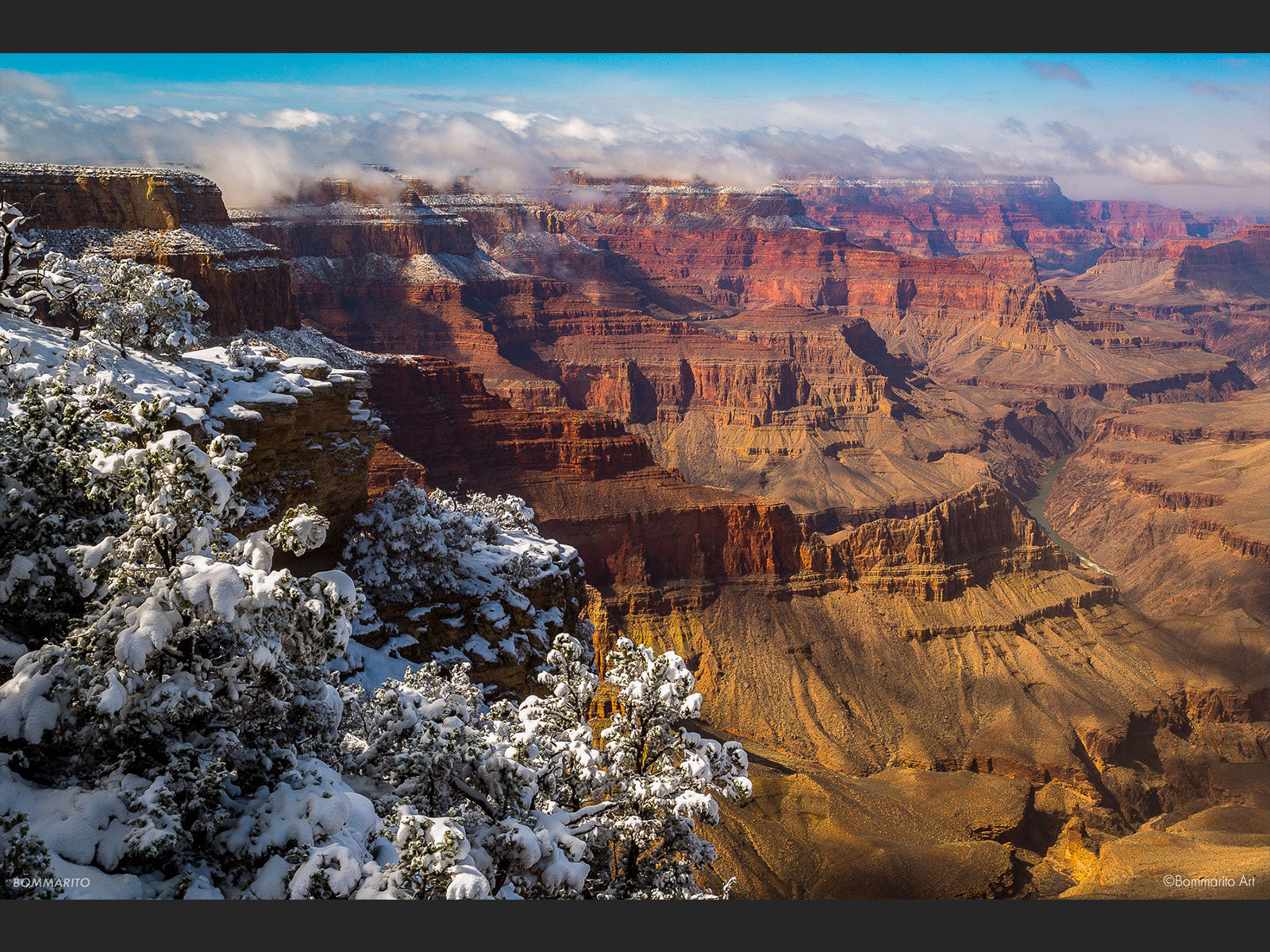 Snowcapped Grand Canyon