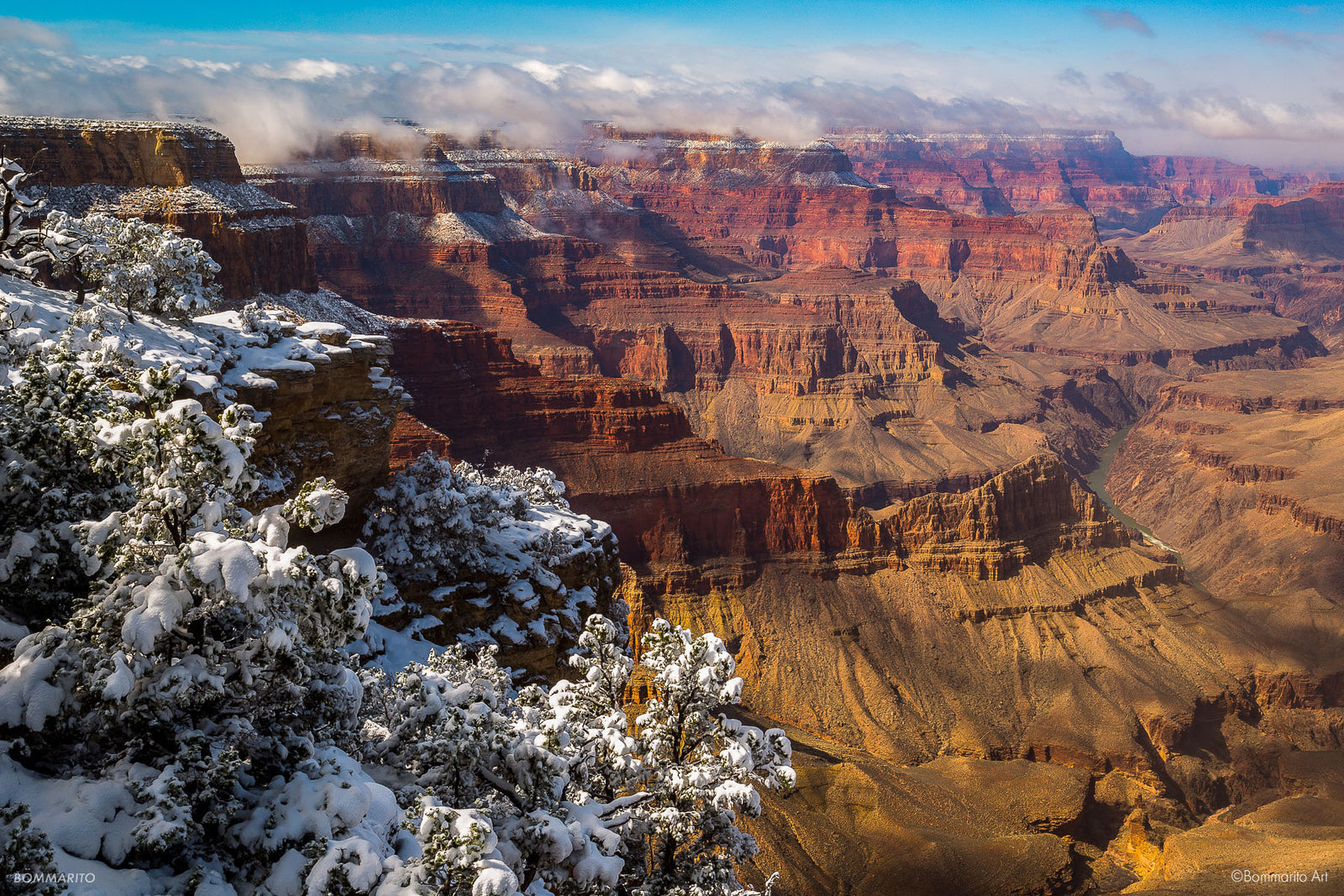 Snowcapped Grand Canyon