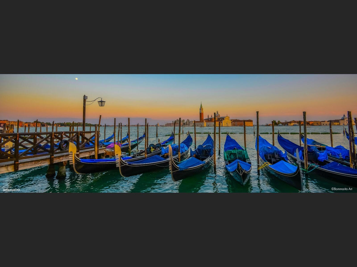 Twilight Moon in Venice